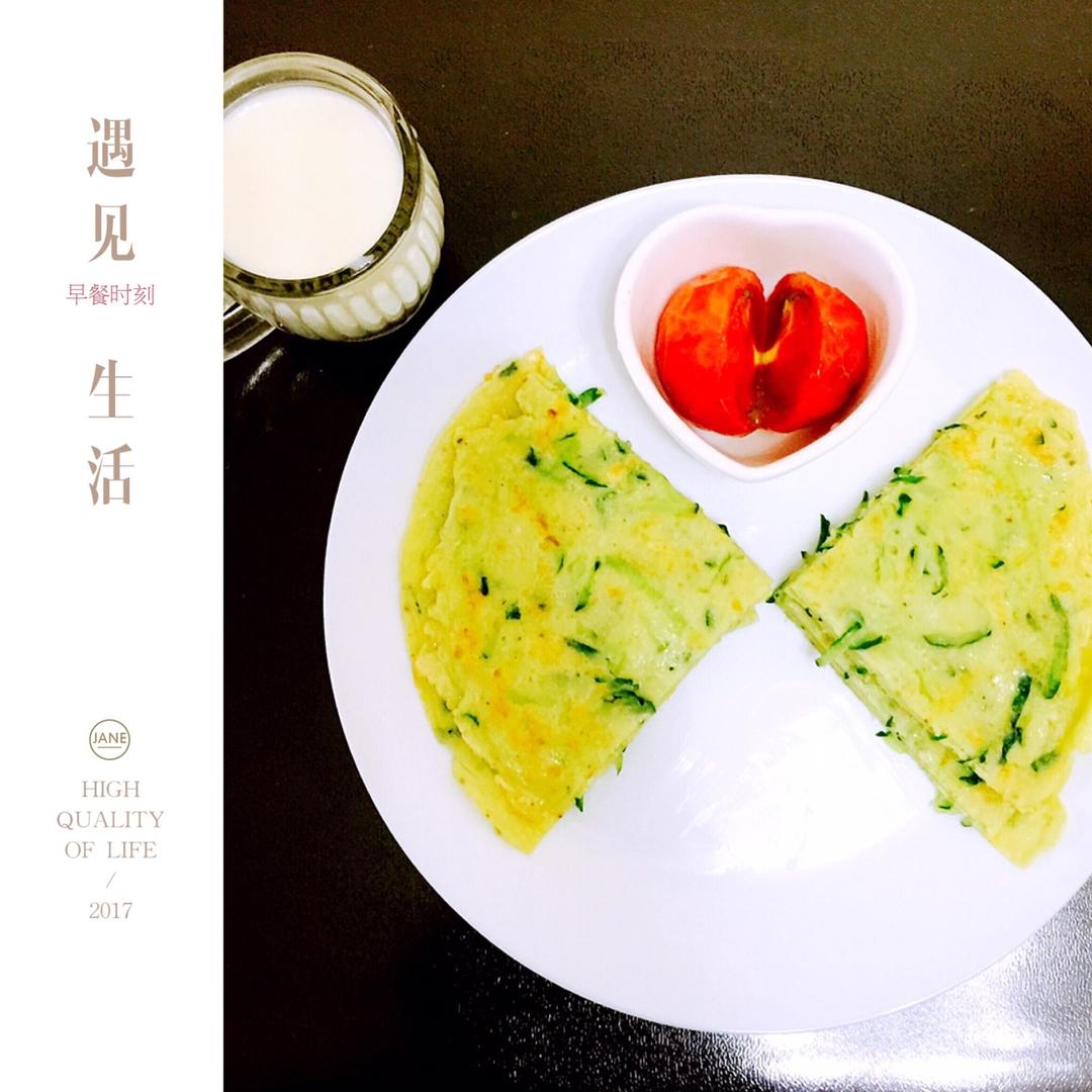 快手鸡蛋饼～～十分钟早餐！