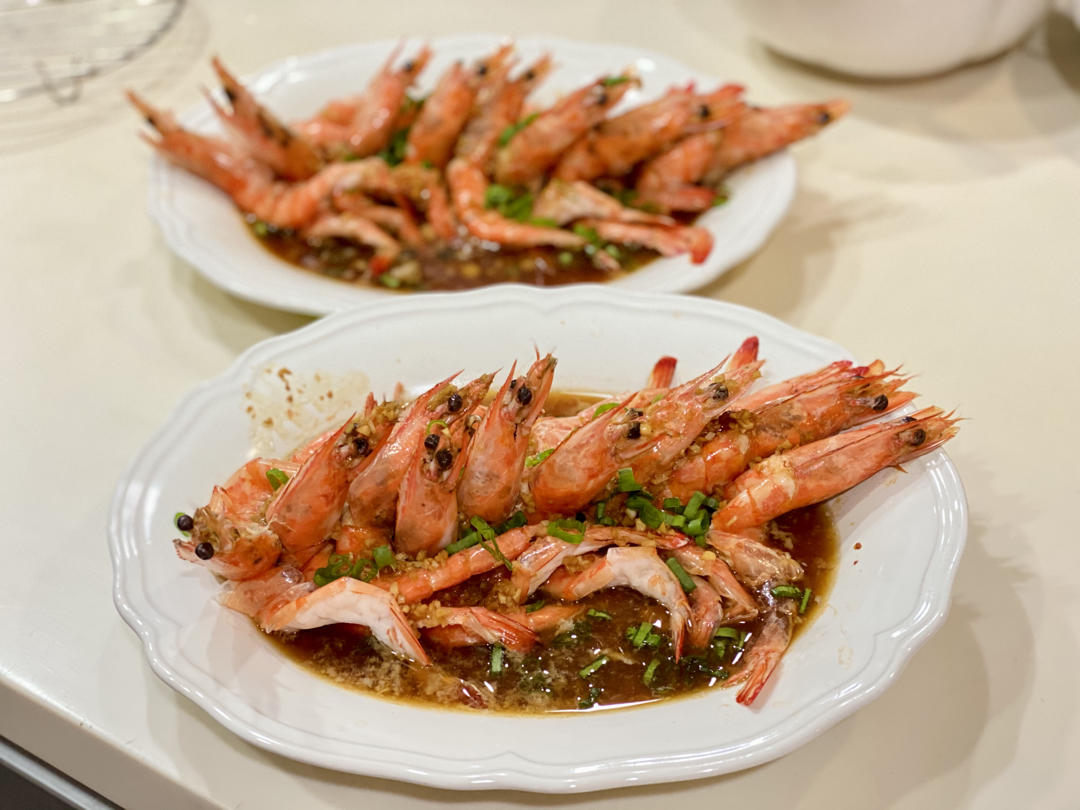 蒜蓉蒸虾