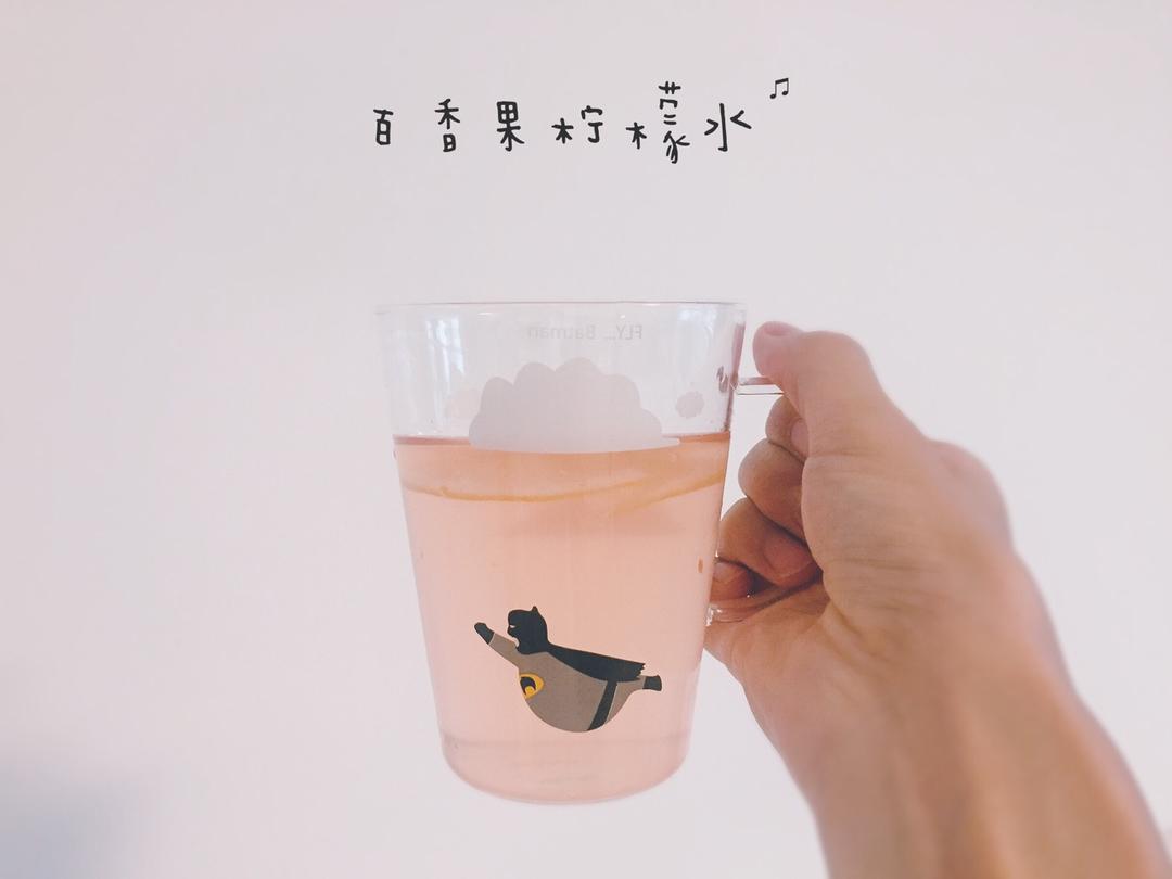 少女风不去壳蜂蜜柠檬百香果