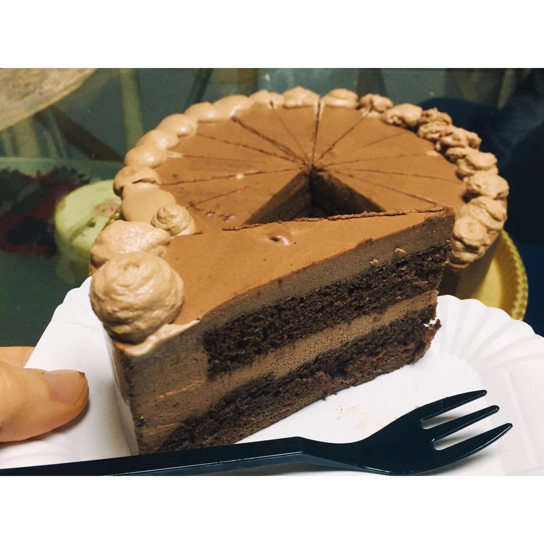 【浓郁巧克力慕斯蛋糕(6寸)图片】gris_zhuang_下厨房