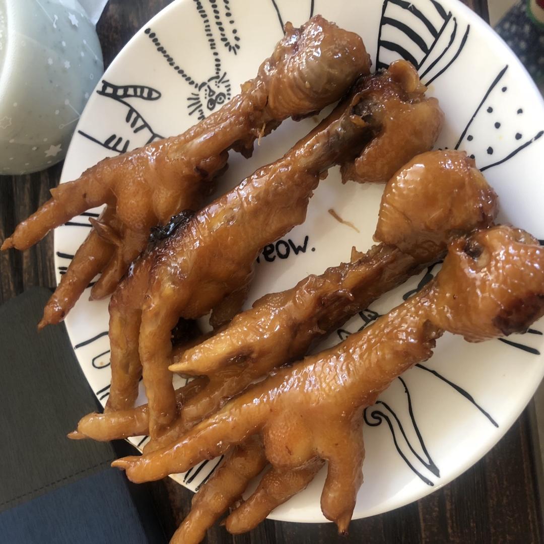 香辣烧鸡爪