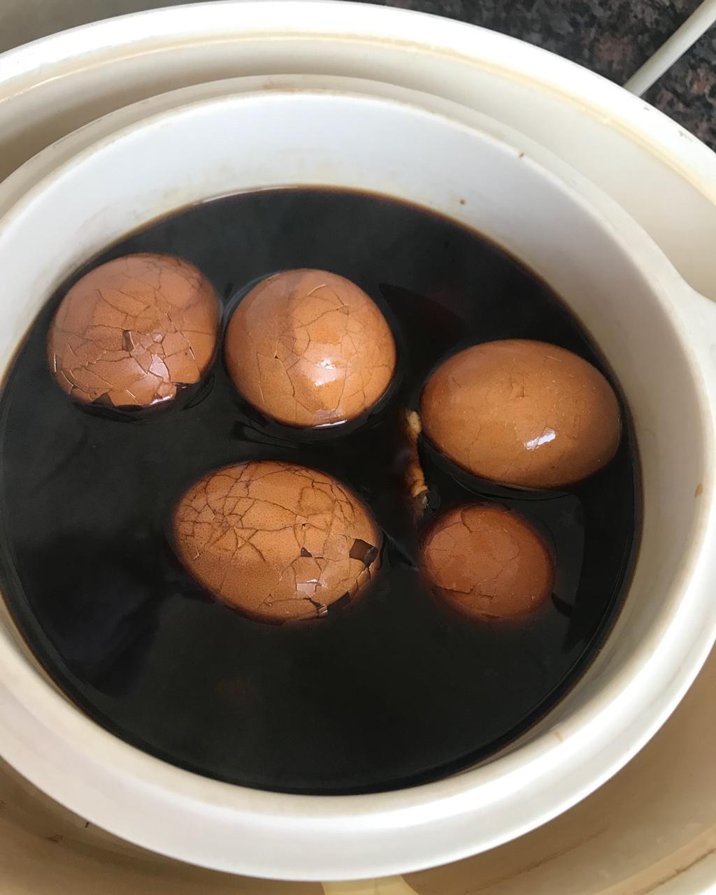 电饭煲煮五香茶叶蛋