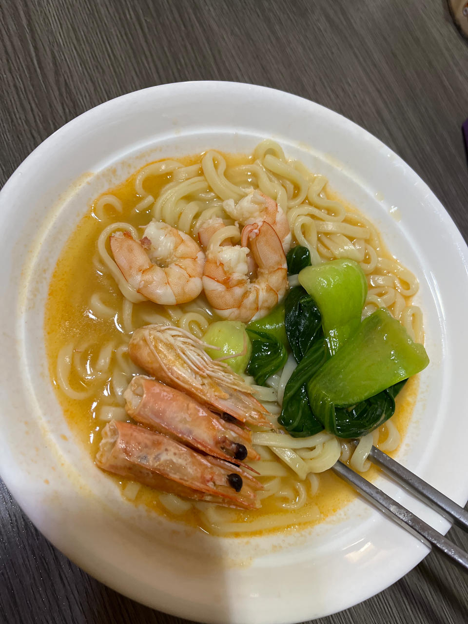 听花开的声音8uxp做的翡翠虾仁面