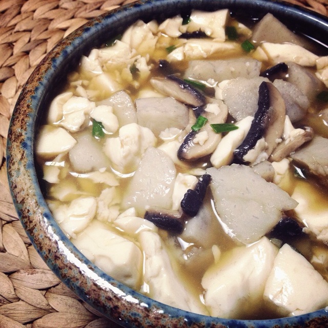 芋艿肉末豆腐羹