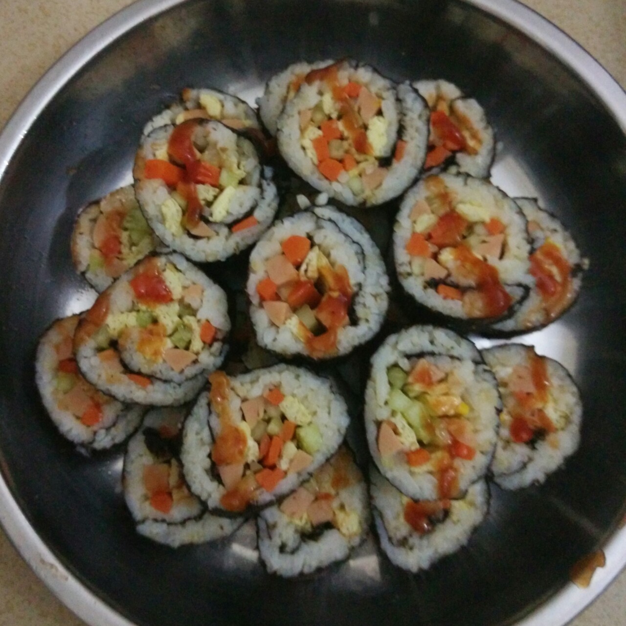 简单寿司/鸡蛋寿司/反转寿司/花样寿司/紫菜包饭