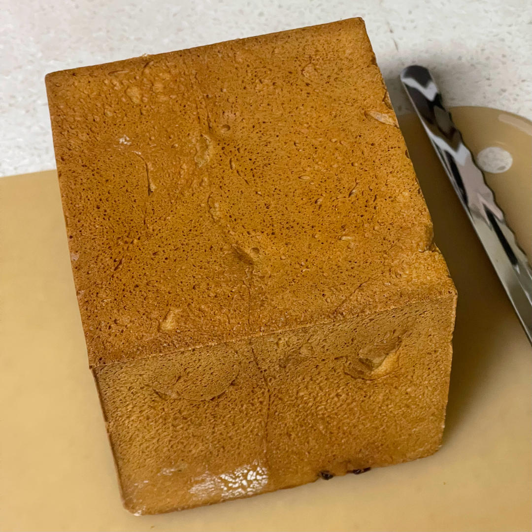 全麦蔓越莓吐司 一次发酵低脂快手好吃