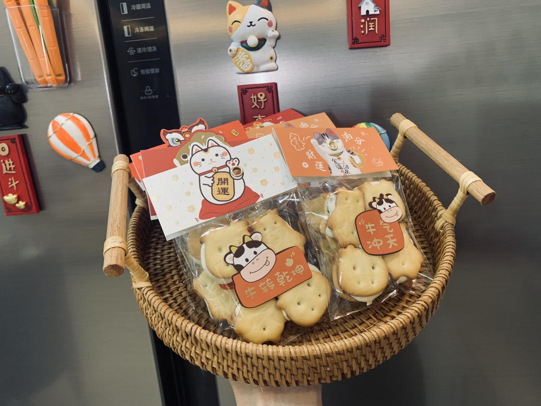 奥利奥牛扎小圆饼干