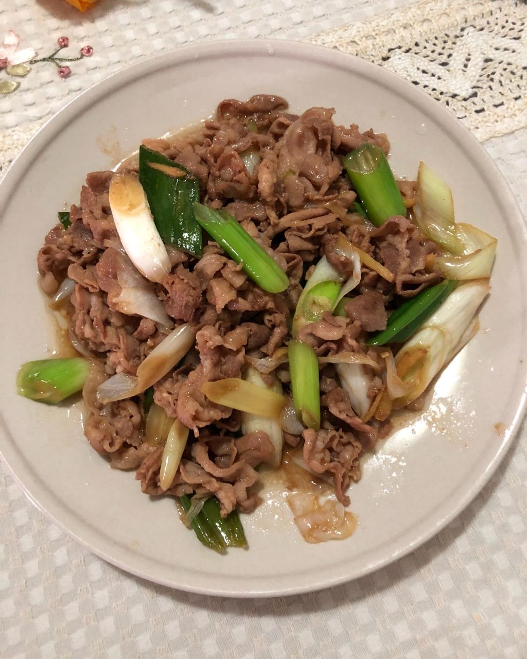 葱爆羊肉