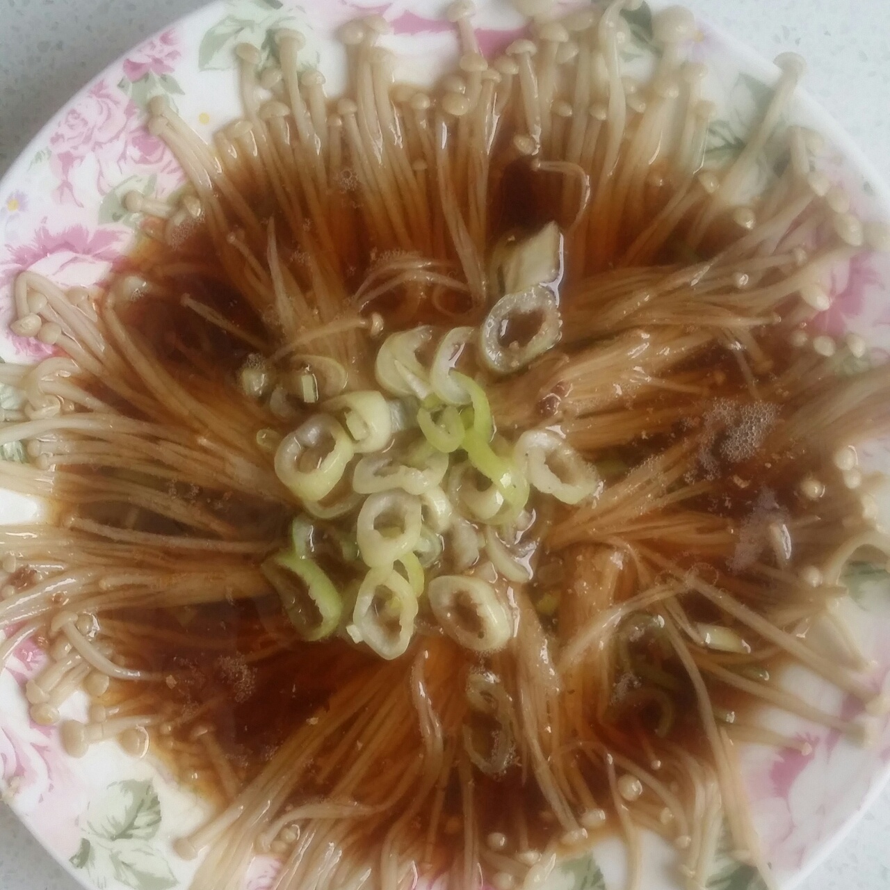 油泼金针菇
