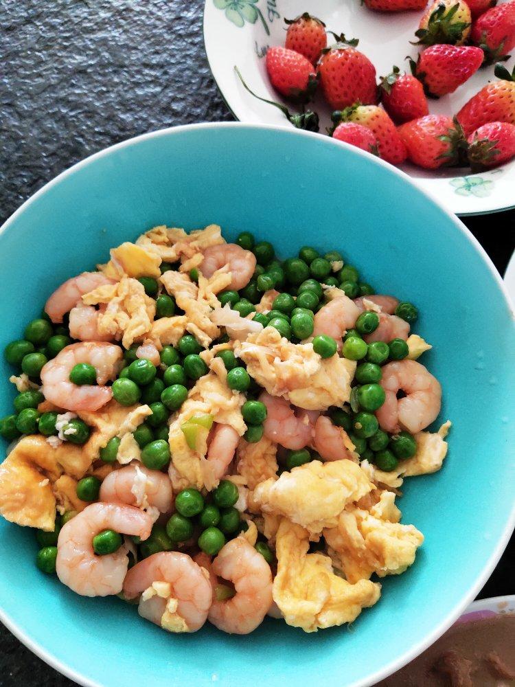 据说能丰胸的虾仁鸡蛋青豆