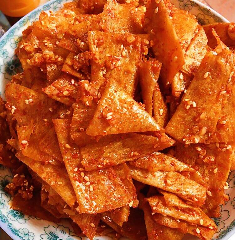 吃货届的麻辣豆皮来了