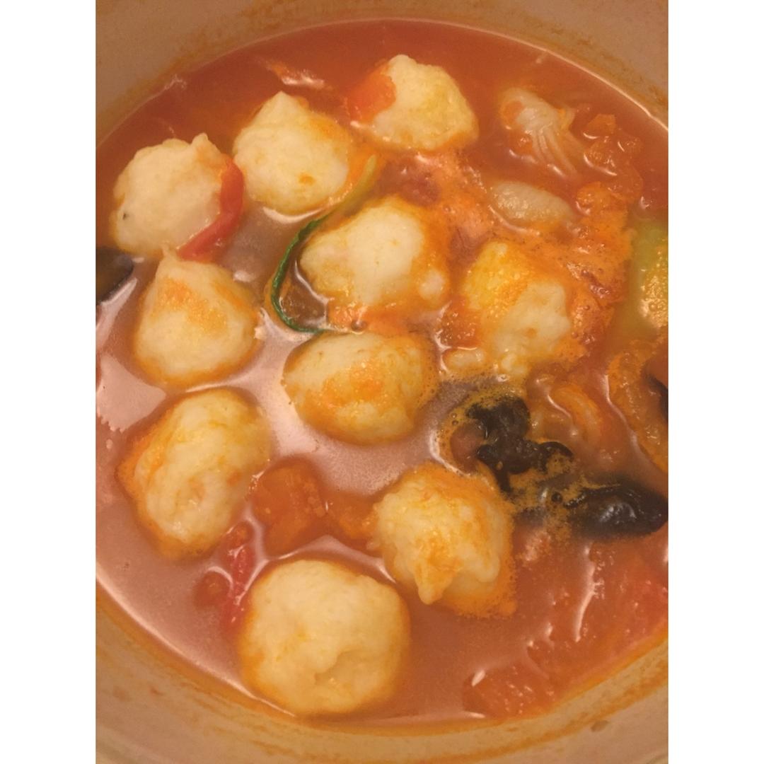 【食材包操作说明】鲜番茄魔芋鱼滑汤