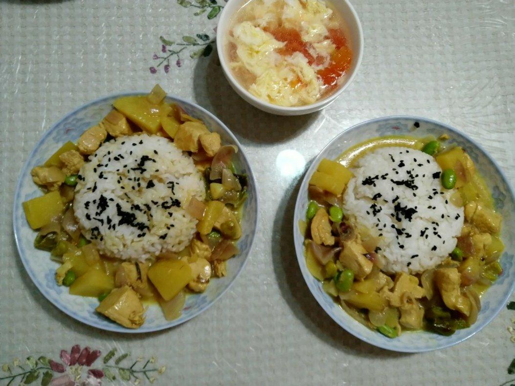 咖喱鸡饭