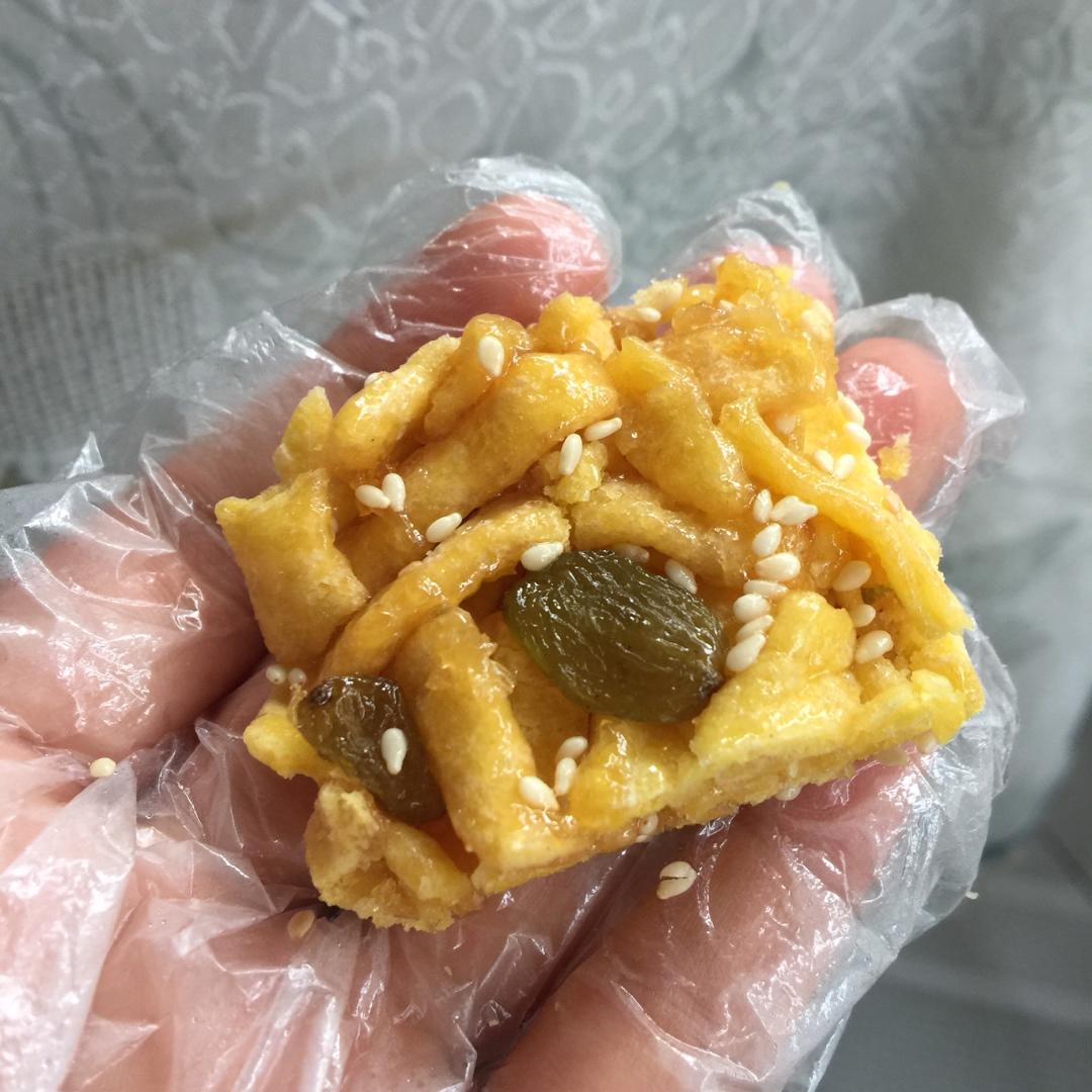 （视频食谱）自制沙琪玛／萨其马