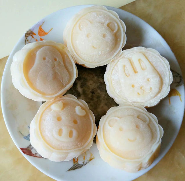 《Tinrry下午茶》冰皮月饼（奶黄馅）