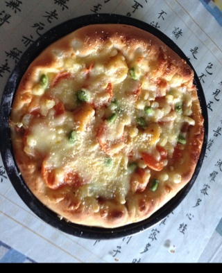 金枪鱼火腿pizza