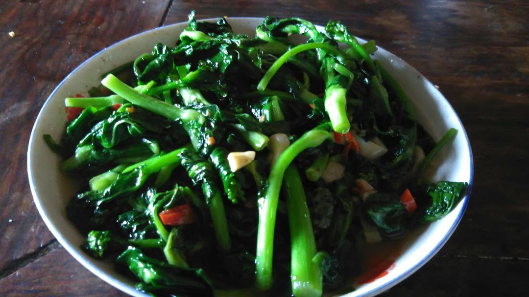 清炒菜苔的做法
