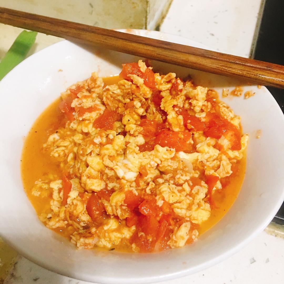 西红柿炒鸡蛋（嫩滑版）