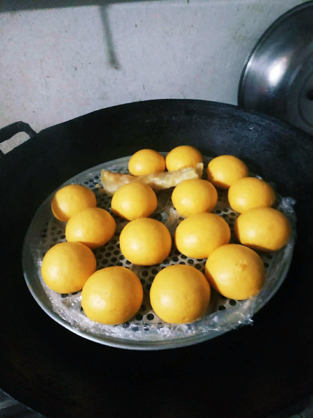 奶香南瓜馒头~甜软美味