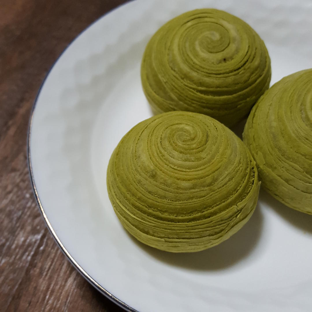 麻薯芋泥抹茶酥的做法