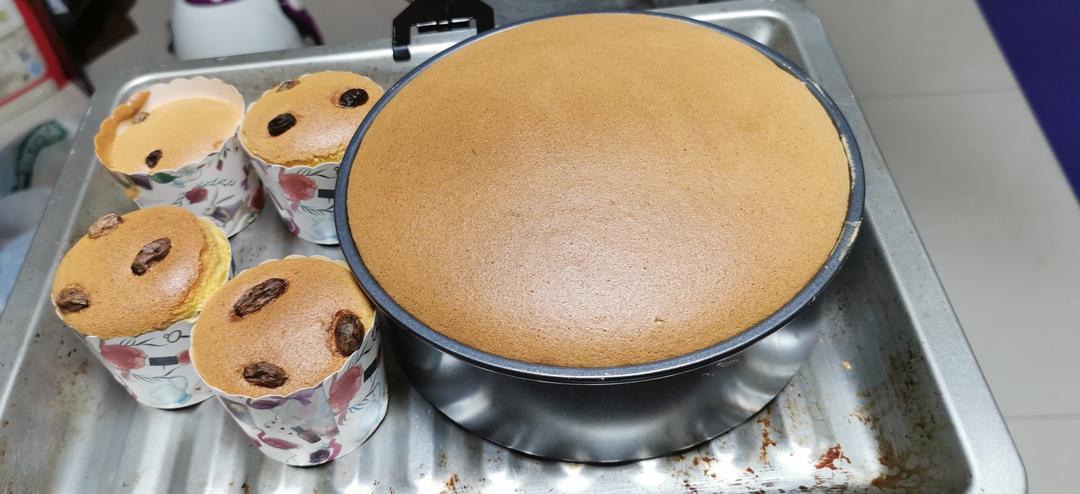 视频菜谱:原味戚风蛋糕8寸戚风蛋糕不裂