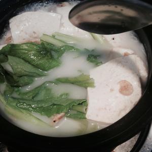 小白菜豆腐汤【大寜爸爸菜谱】的做法 步骤5