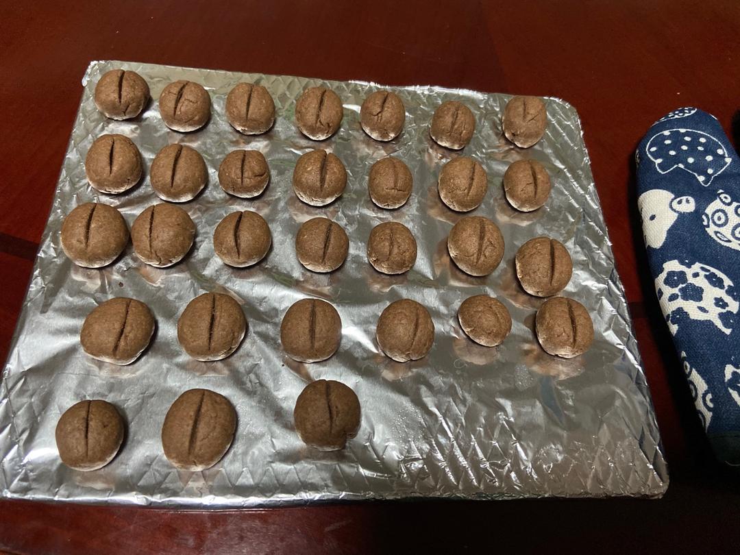 ㊙️萌化了‼️酥脆可口的咖啡豆饼干‼️一学就会