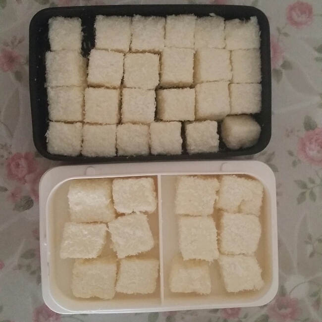 椰蓉牛奶小方