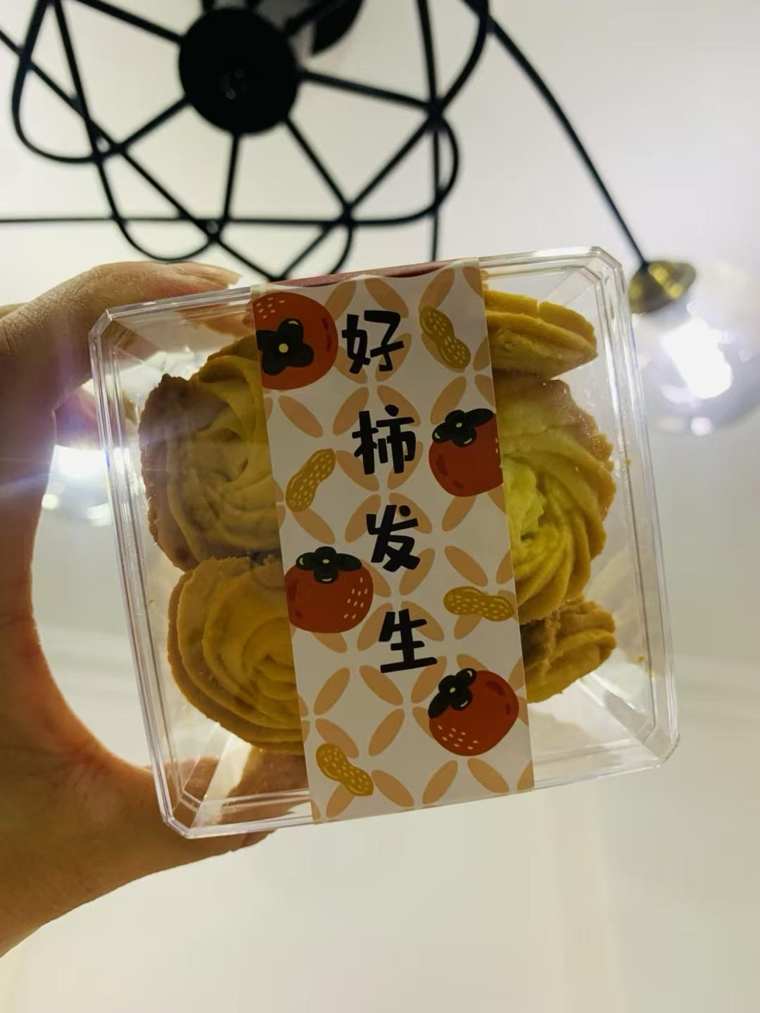 超立体花纹杏仁曲奇饼干