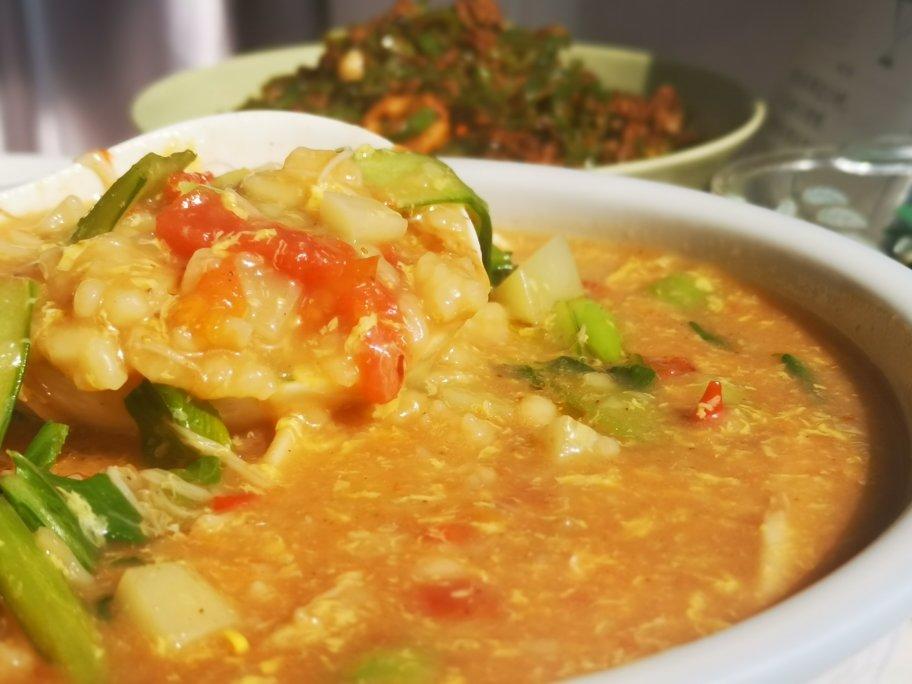 简单早餐-疙瘩汤