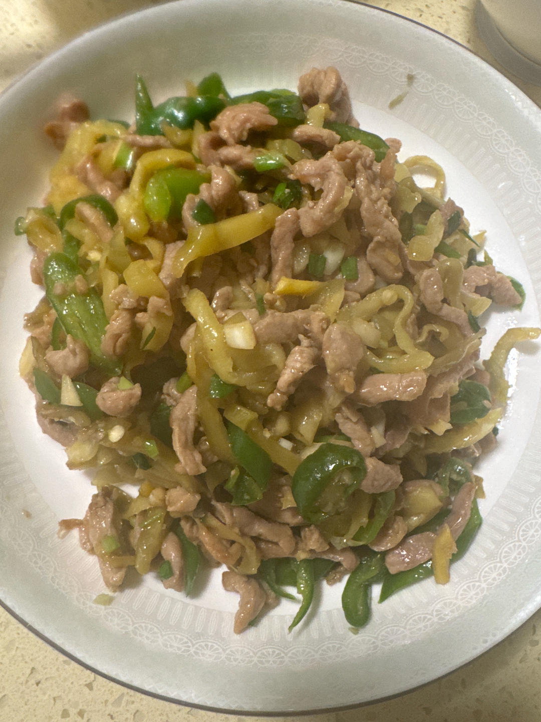 青椒榨菜肉丝（超详细，好吃到没朋友）