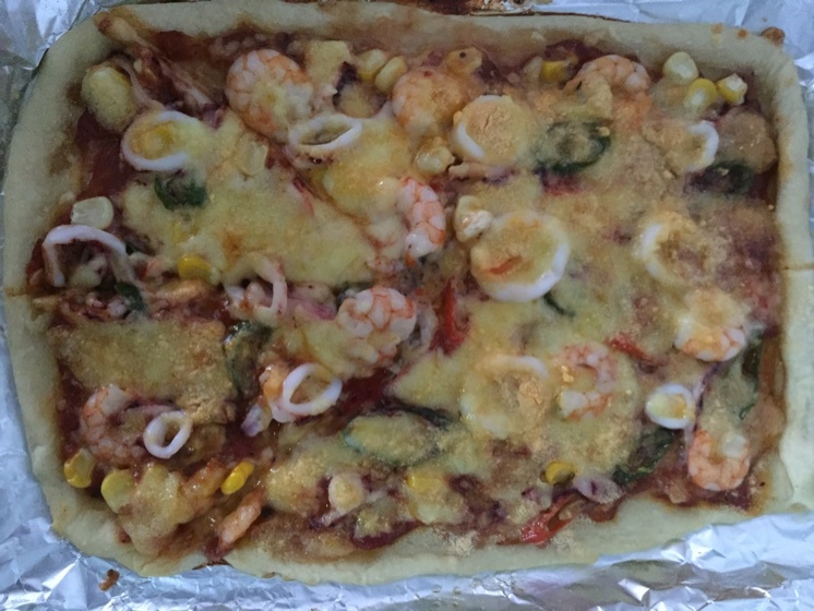夏威夷pizza（附饼底冷冻法）