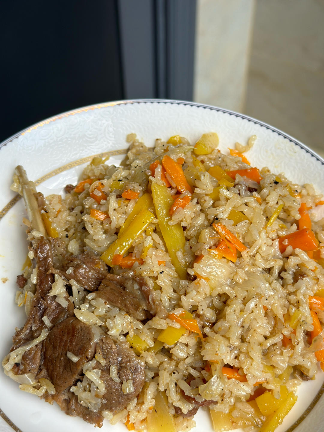 新疆羊排抓饭（出锅后米粒分明的秘密）