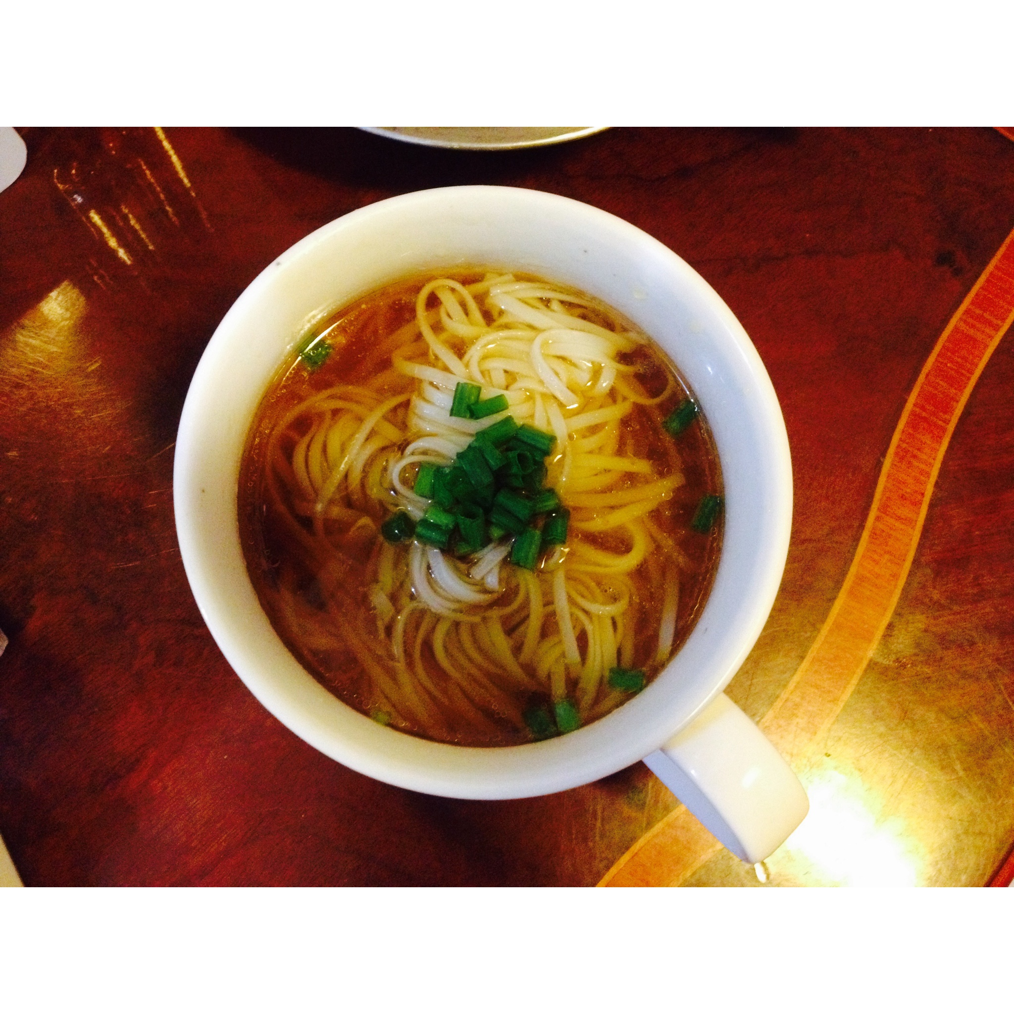 小葱麻油酱油面