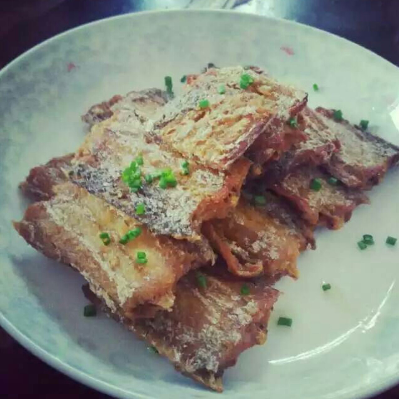 干炸带鱼