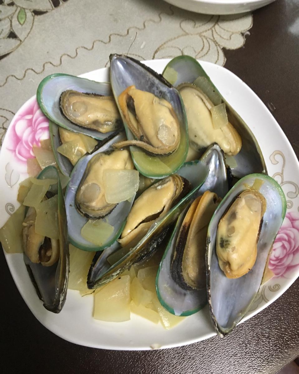 奶油青口贝