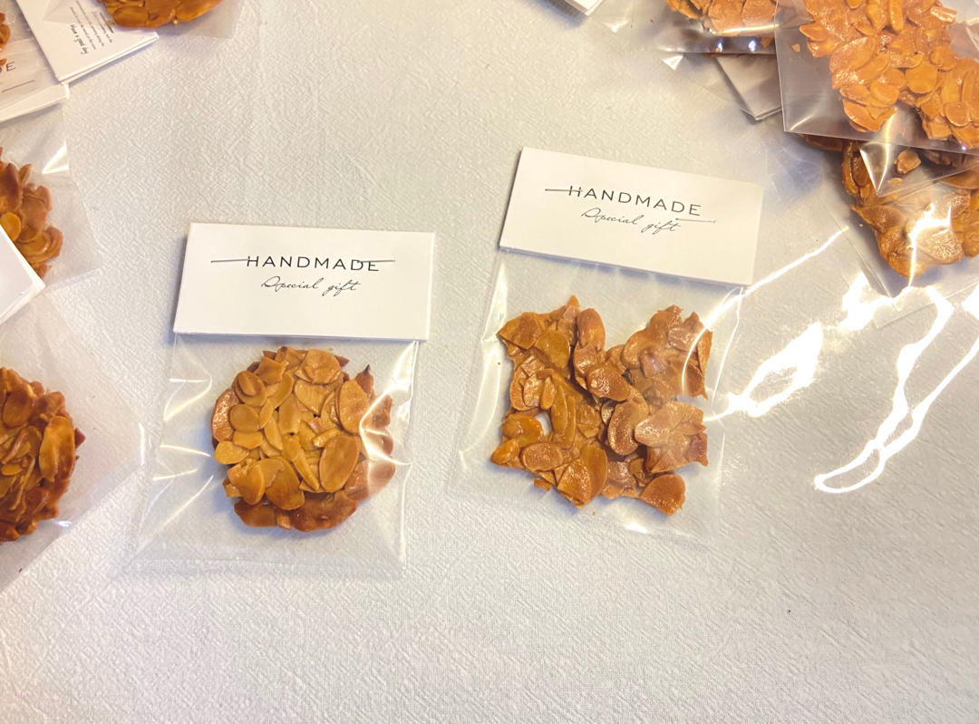 焦糖脆脆杏仁瓦片