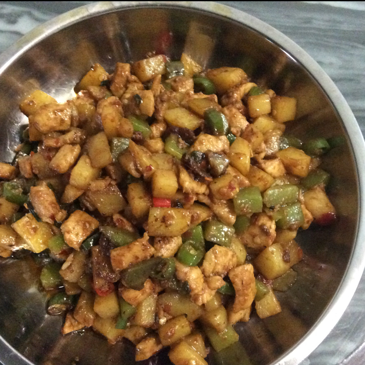 宫爆鸡丁（土豆控）