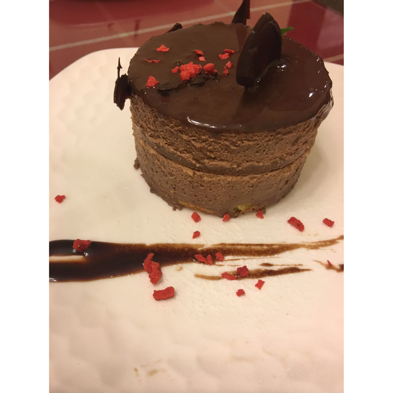 #拼颜值 也拼实力# Sunset Choco-橙子巧克力慕斯蛋糕
