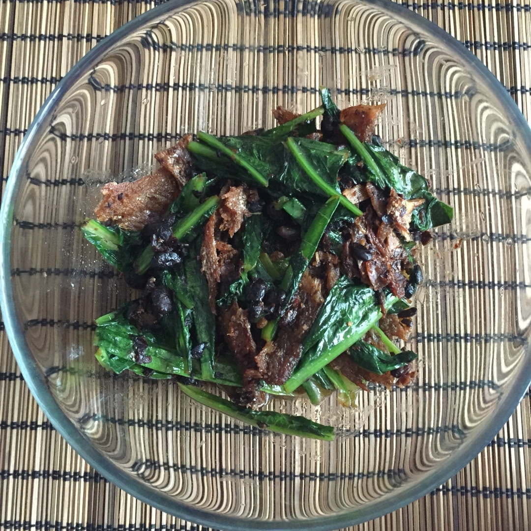 豆豉鲮鱼油麦菜