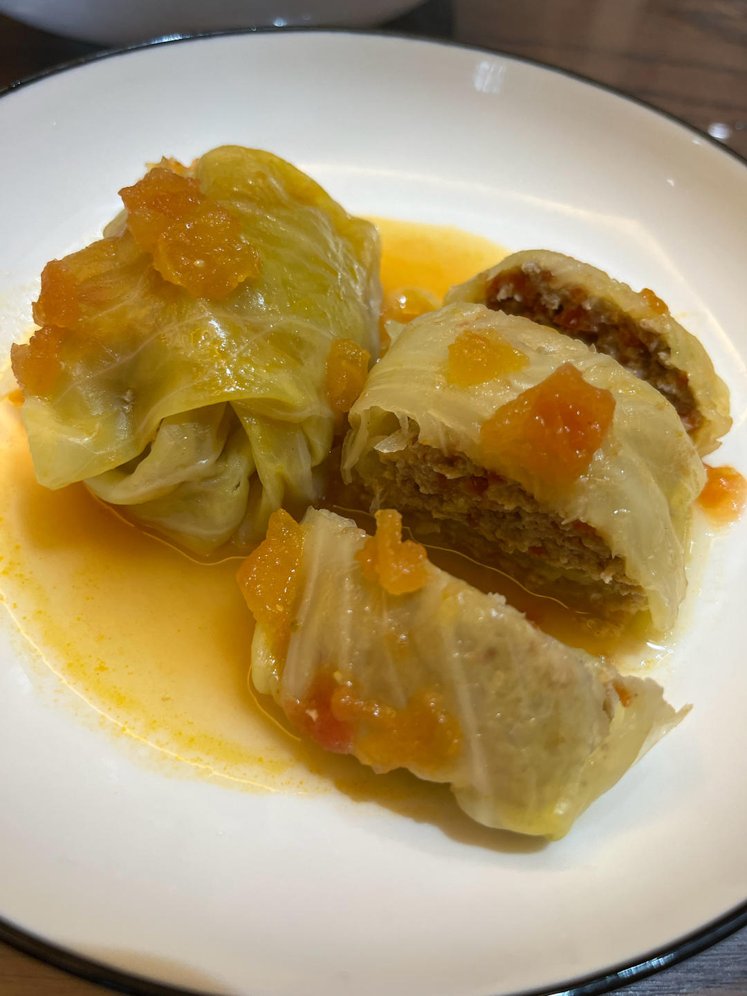 日式卷心菜包肉