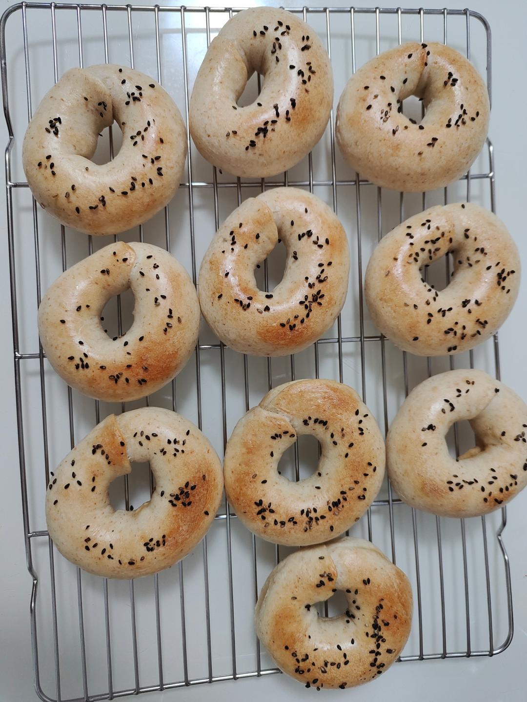 🥯全麦麻辣香肠贝果｜快手易做｜无需手套膜｜无需长时间发酵