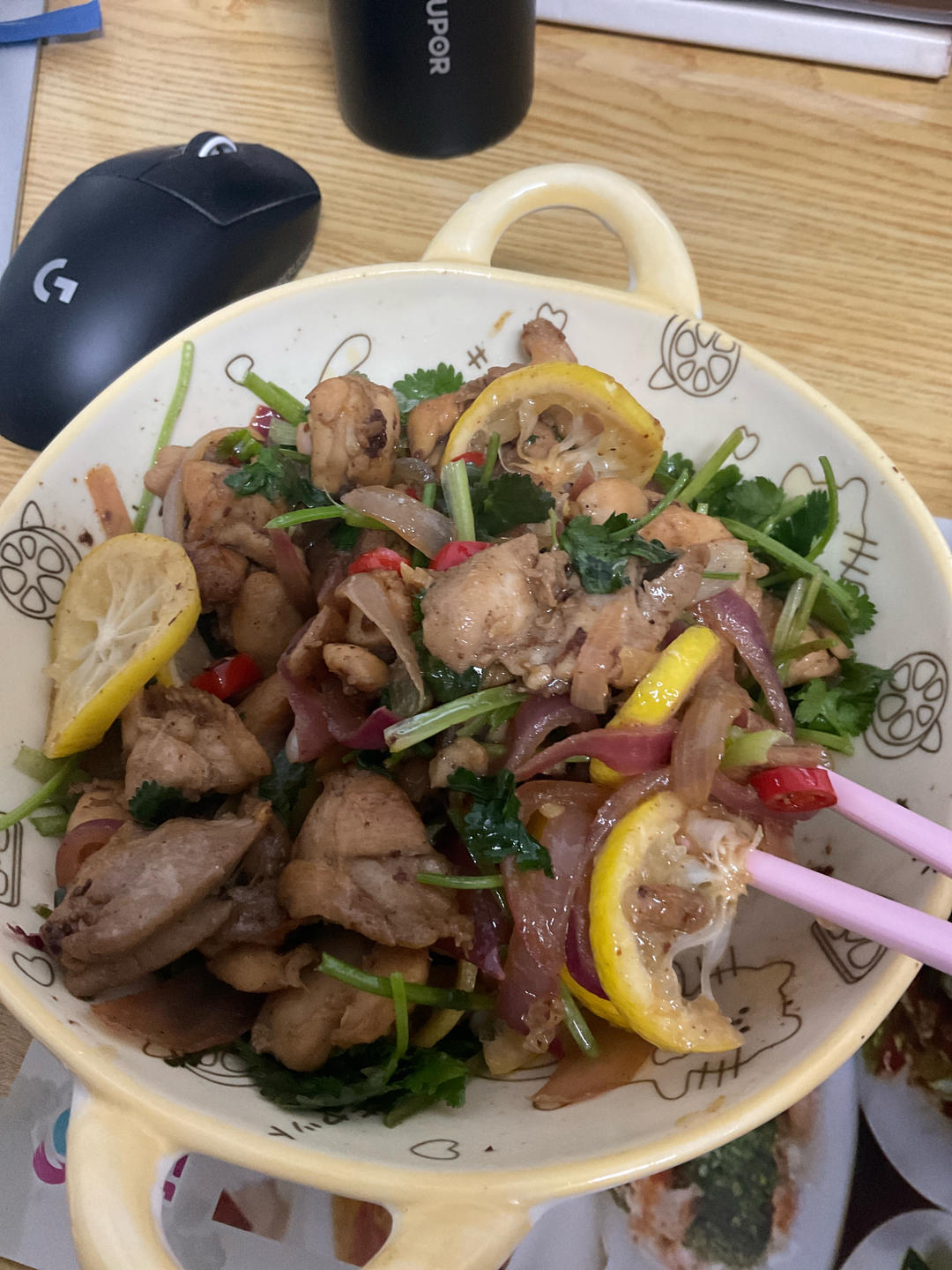 柠檬干煎鸡(转)