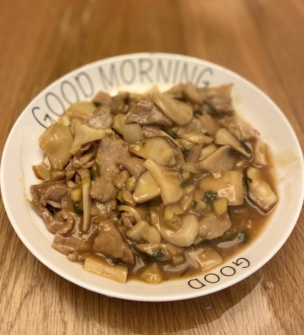 肉炒杏鲍菇