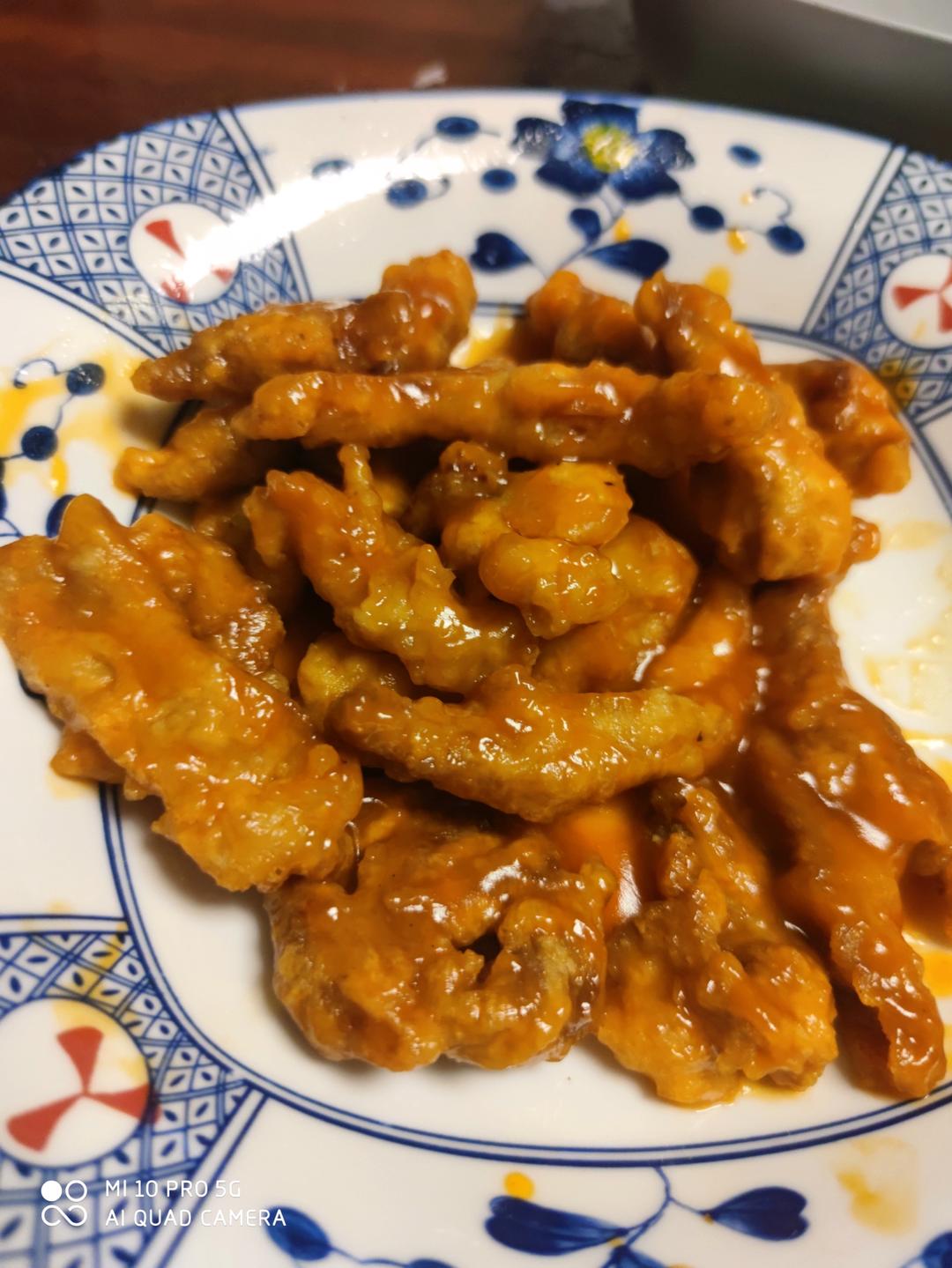 糖醋里脊（脆浆糊）