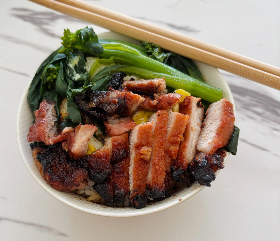 食神里面的黯然销魂饭 叉烧饭