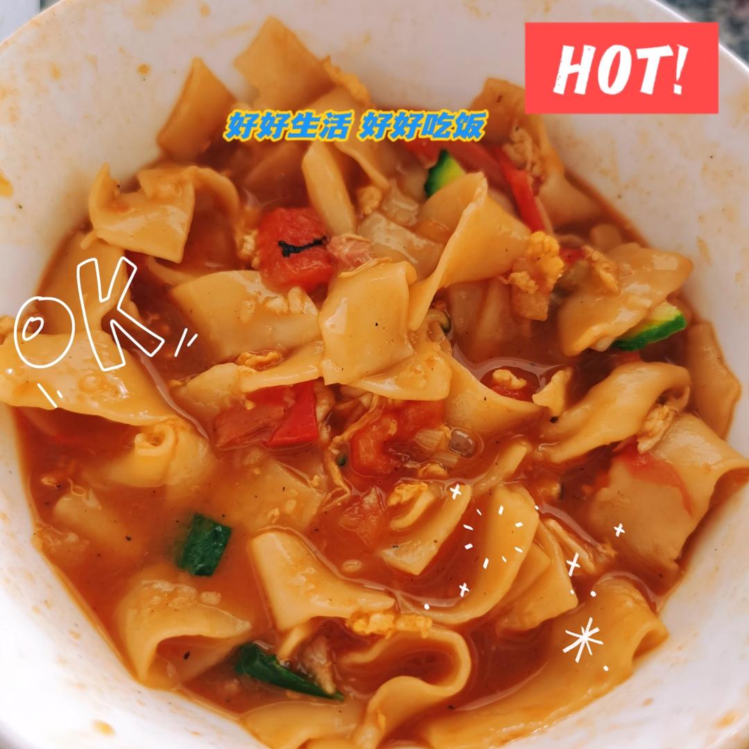 恨不得抱着锅舔的番茄鸡蛋面