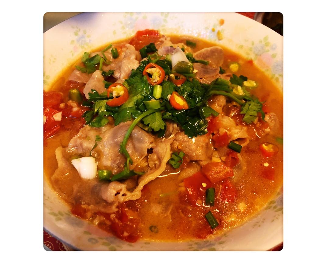 酸汤肥牛的做法