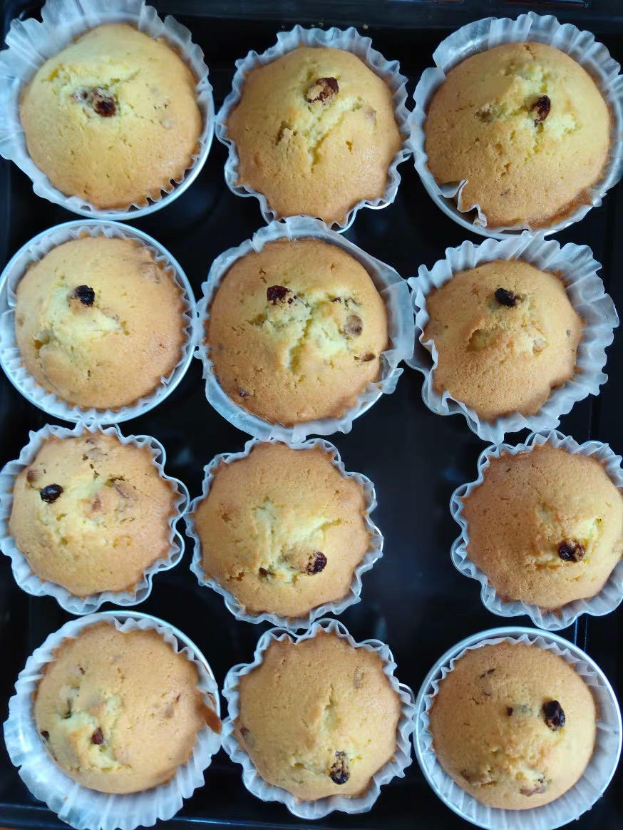 软绵绵杏仁纸杯蛋糕🧁（超详细）想失败都难