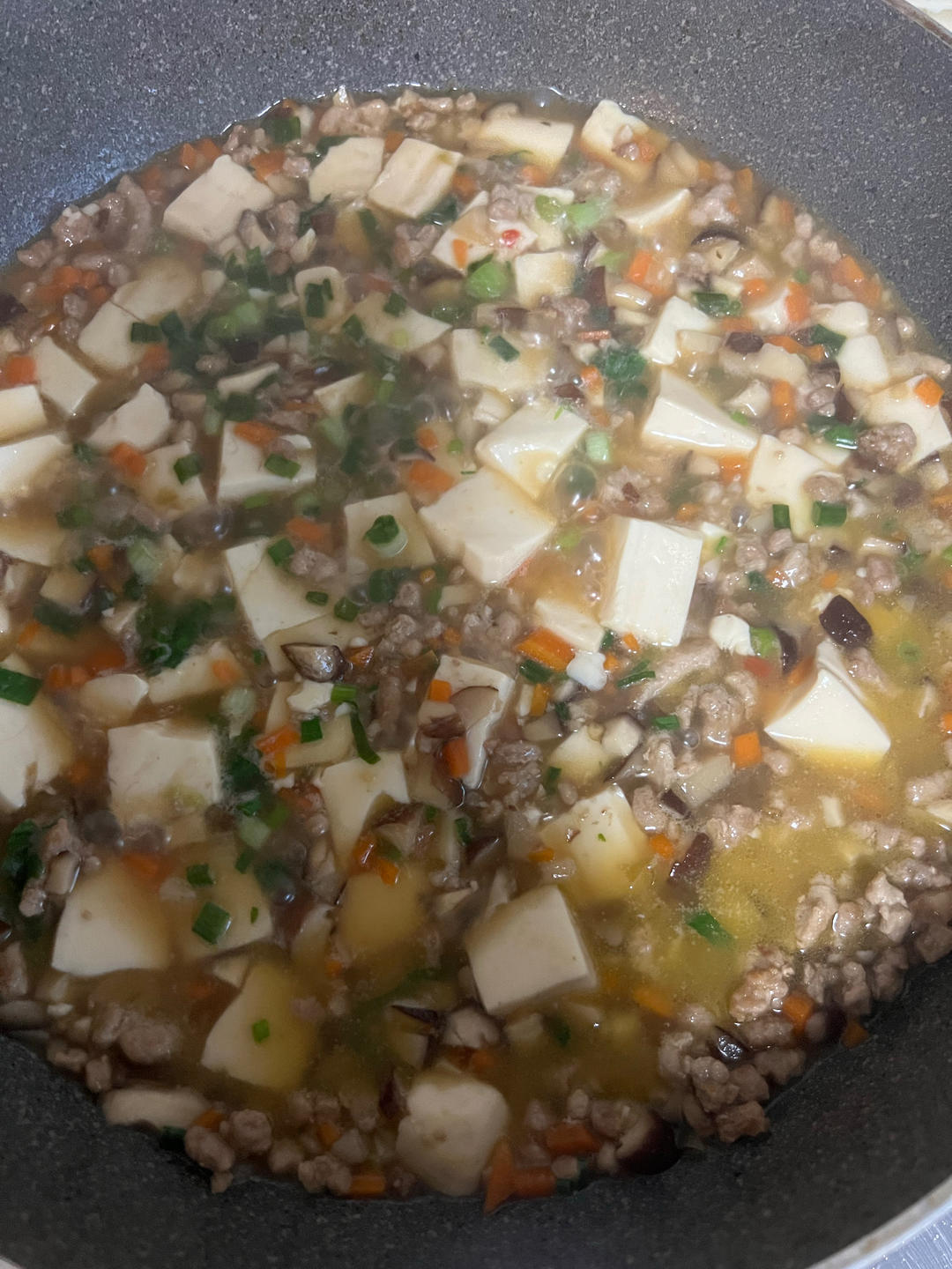 肉末嫩豆腐｜嫩滑口感爽口！这道快手菜超级下饭！！（减脂少油版）